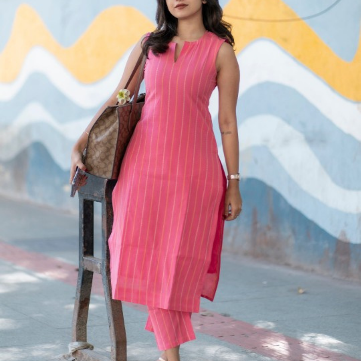 3-Piece Women’s Palazzo Kurti Set | Fusion of Comfort and Style for Any Occasion | KS-07