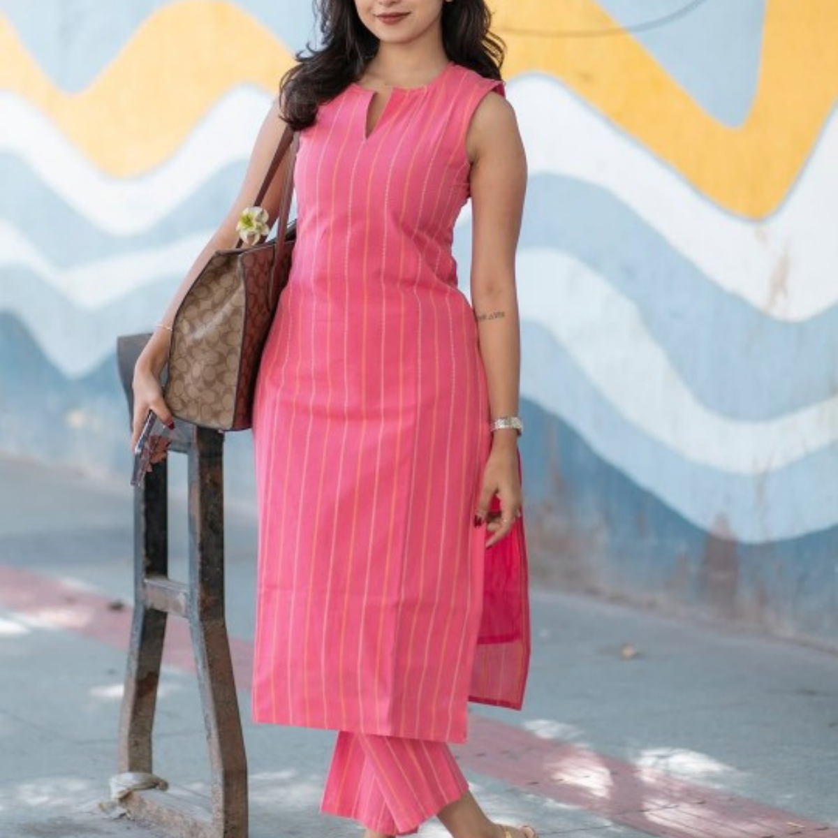 3-Piece Women’s Palazzo Kurti Set | Fusion of Comfort and Style for Any Occasion | KS-07