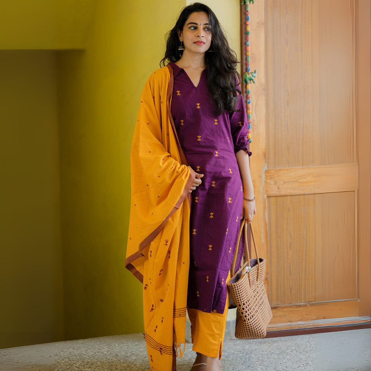 3 Piece Cotton Kurti Combo | Ideal for Office, Casual & Festive Looks | KC-02