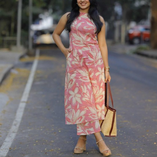3-Piece Women’s Palazzo Kurti Set | Fusion of Comfort and Style for Any Occasion | KS-14