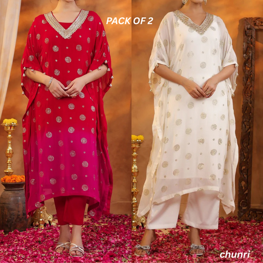 Luxury Kaftan Set  Combo for Every Occasion | KPC-01