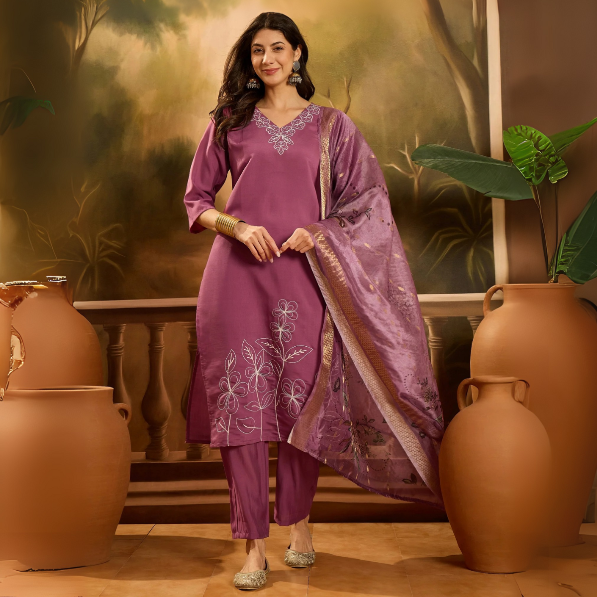 3 Piece Cotton Kurti Combo | Ideal for Office, Casual & Festive Looks | KC-09