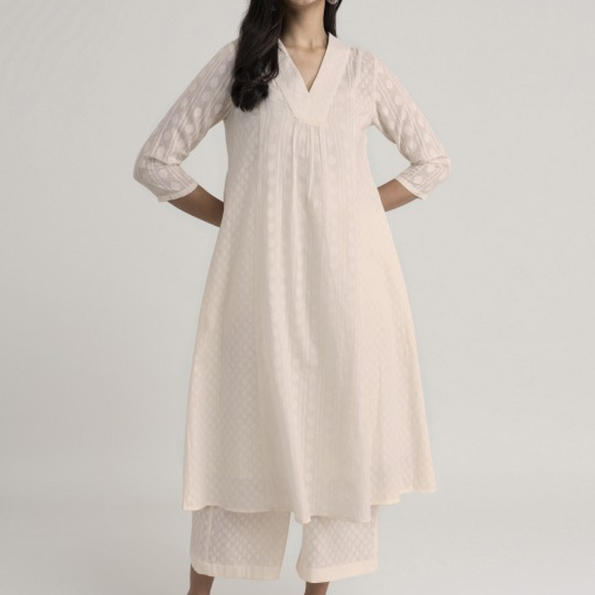 3-Piece Women’s Palazzo Kurti Set | Fusion of Comfort and Style for Any Occasion | KS-01