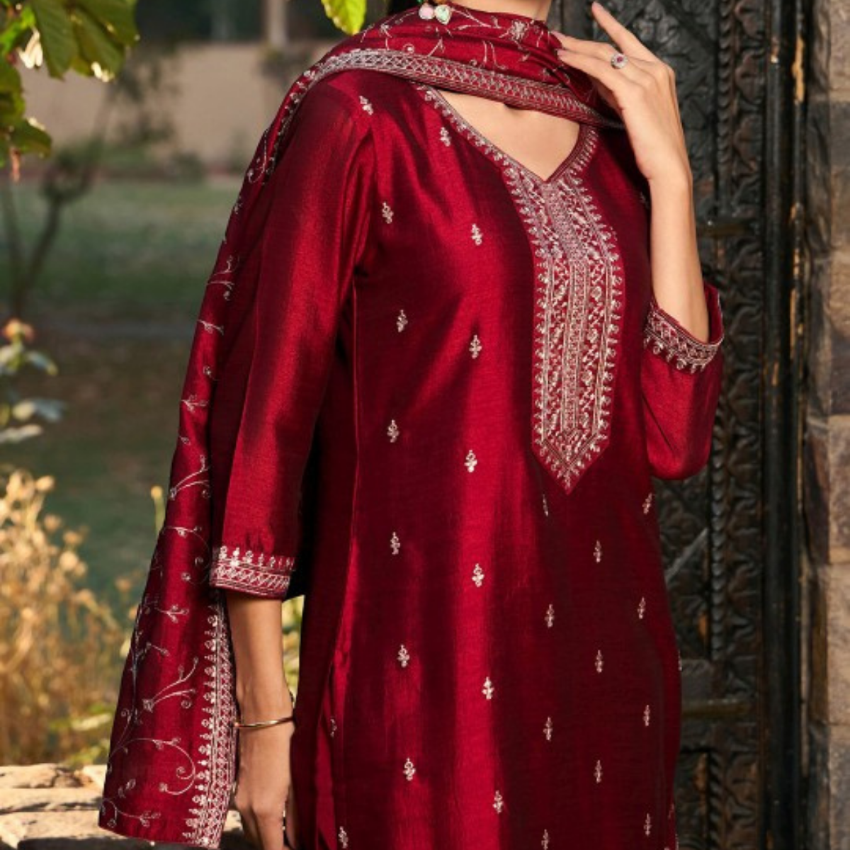 PACK OF 3 | Stylish Women’s Suit Set with Matching Dupatta | Perfect for Festivals & Parties | SD-10