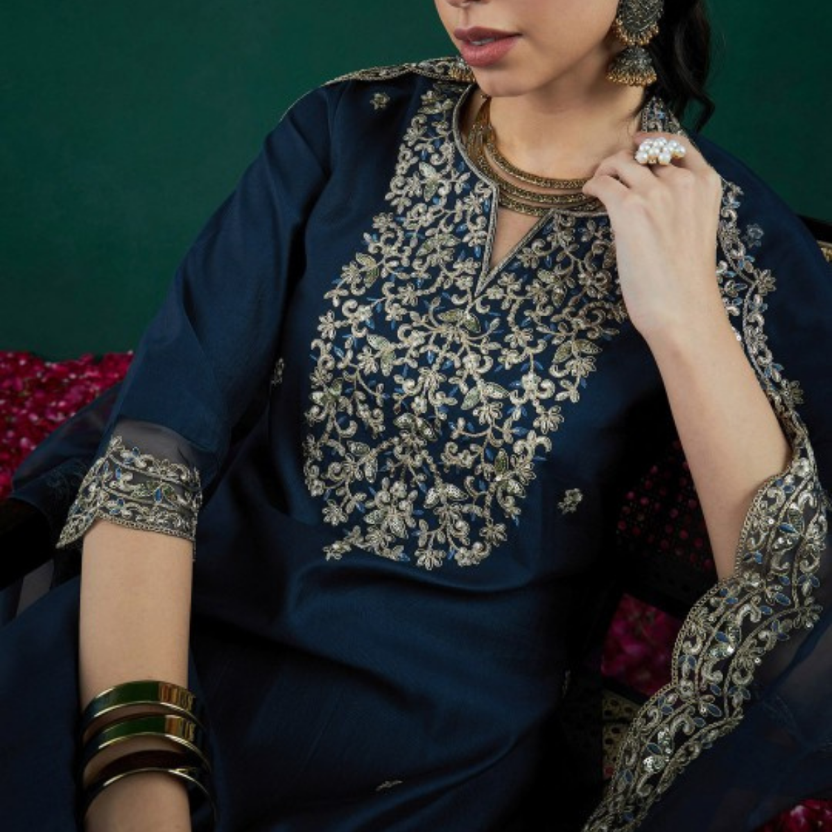 PACK OF 3 | Stylish Women’s Suit Set with Matching Dupatta | Perfect for Festivals & Parties | SD-08