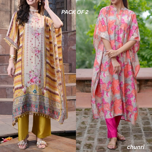 Luxury Kaftan Set  Combo for Every Occasion | KPC-02