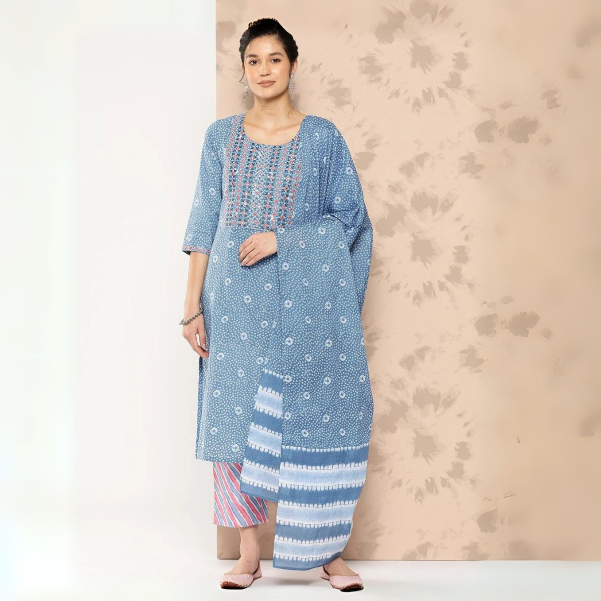 3 Piece Cotton Kurti Combo | Ideal for Office, Casual & Festive Looks | KC-03