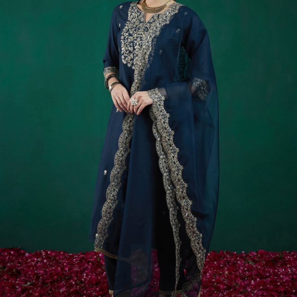 PACK OF 3 | Stylish Women’s Suit Set with Matching Dupatta | Perfect for Festivals & Parties | SD-08