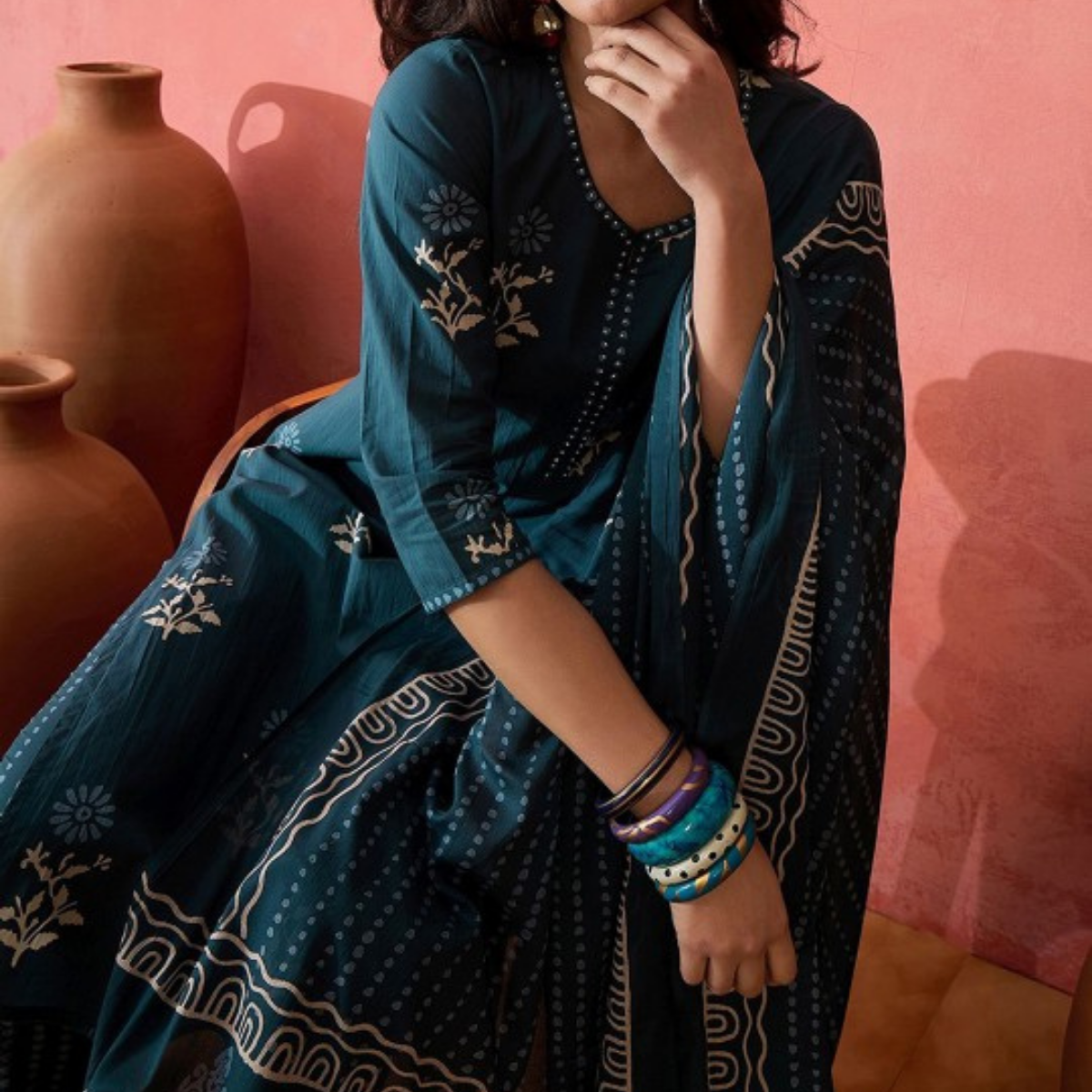 Exclusive 3-Piece Cotton Kurta Sets with Dupatta – Shop the Combo Sale Now | FP-09