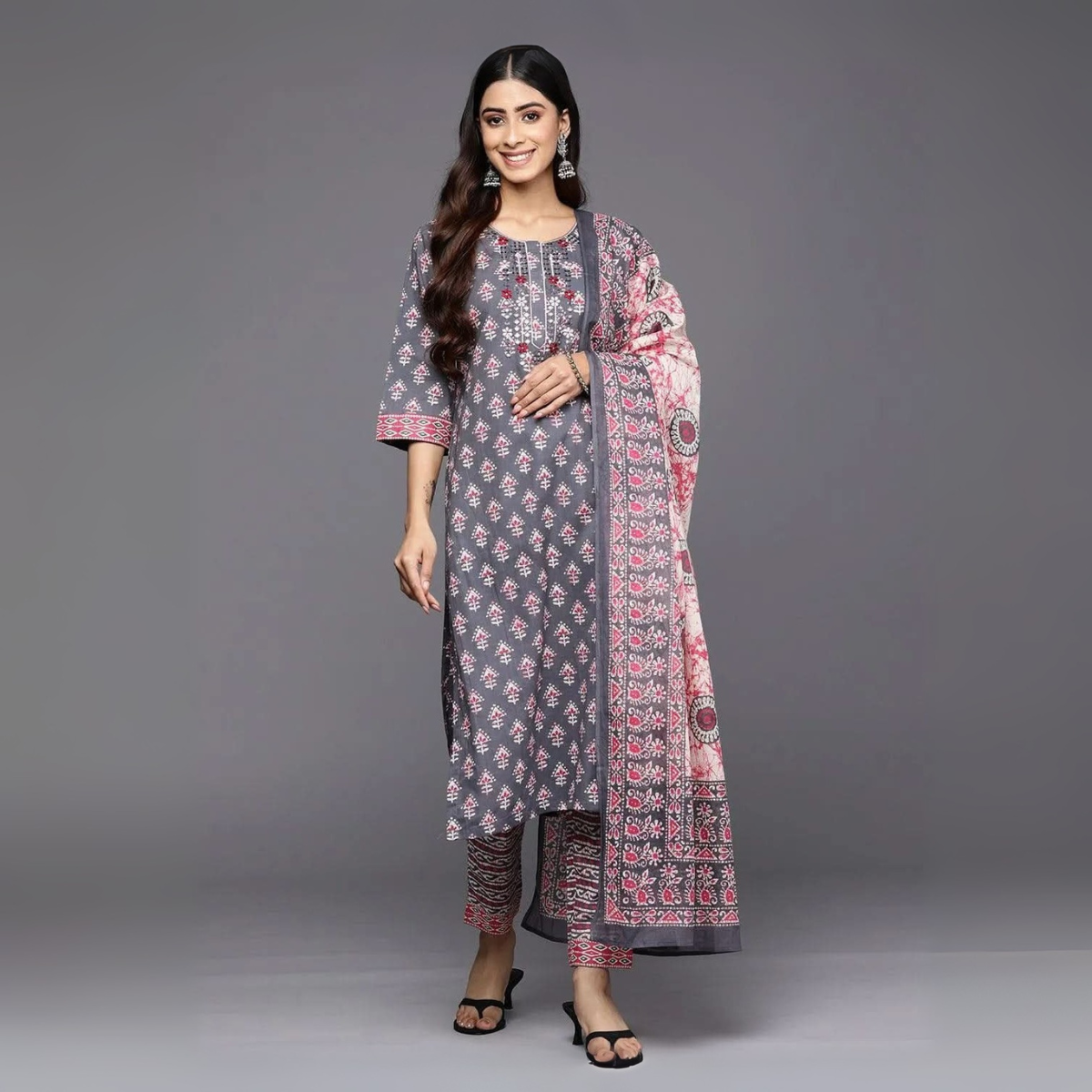 3 Piece Cotton Kurti Combo | Ideal for Office, Casual & Festive Looks | KC-05