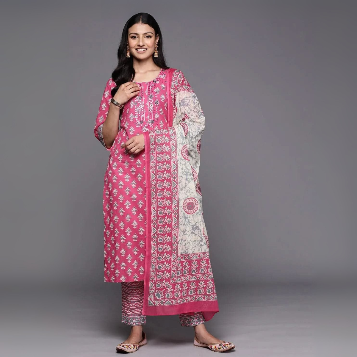 3 Piece Cotton Kurti Combo | Ideal for Office, Casual & Festive Looks | KC-05