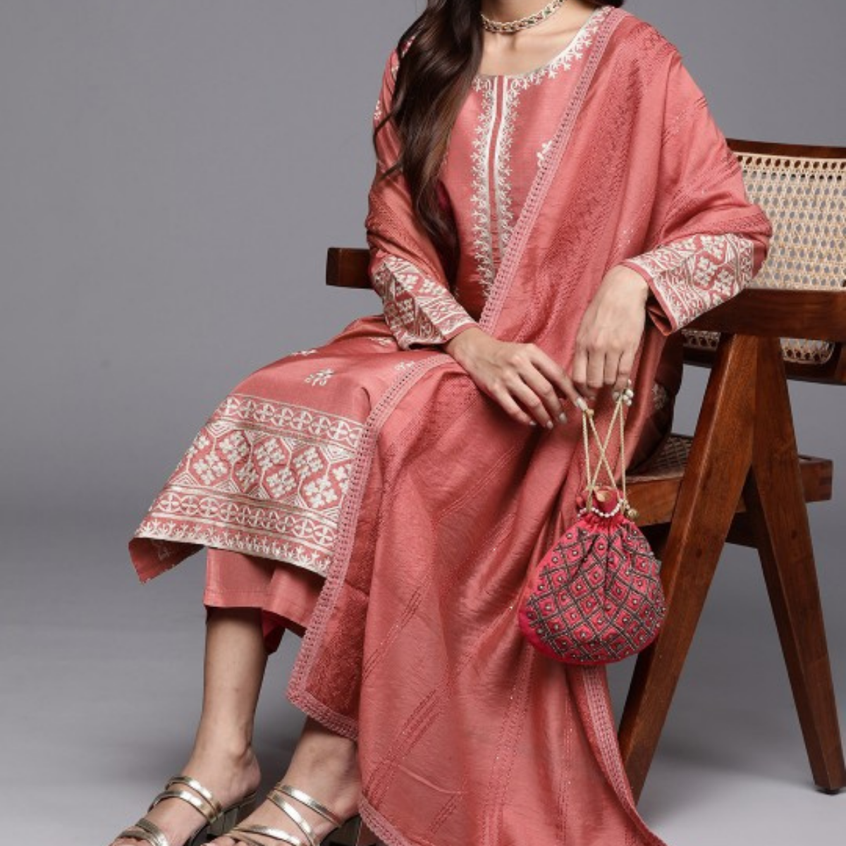 PACK OF 3 | Stylish Women’s Suit Set with Matching Dupatta | Perfect for Festivals & Parties | SD-07