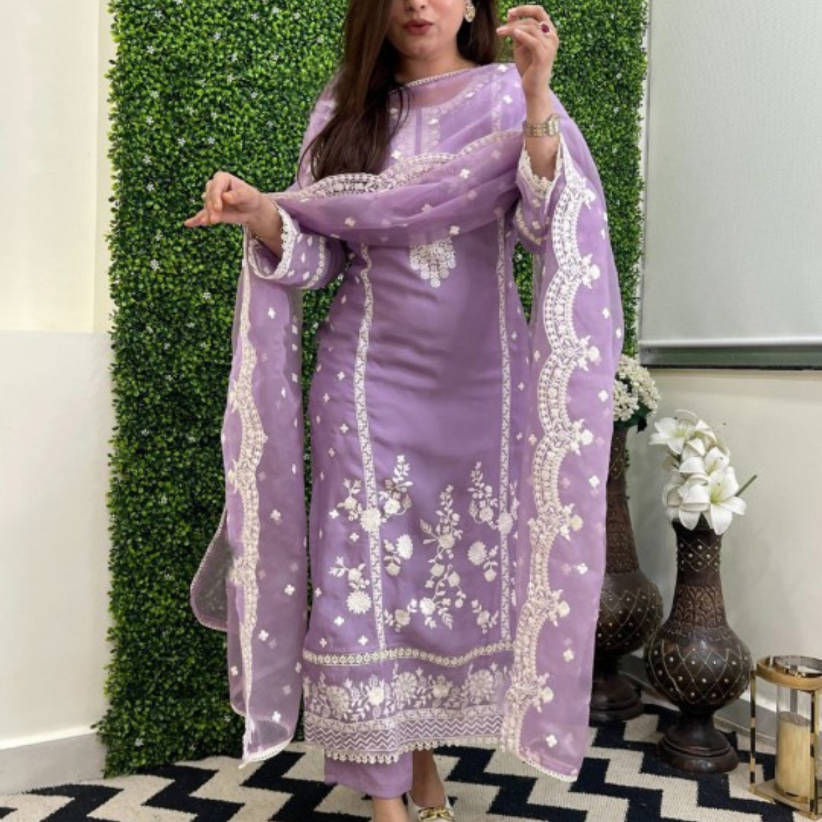 PACK OF 3 | Stylish Women’s Suit Set with Matching Dupatta | Perfect for Festivals & Parties | SD-03