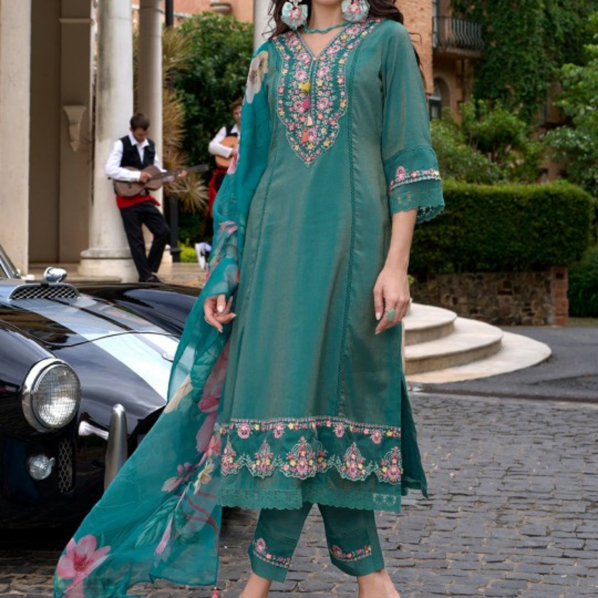 PACK OF 3 | Stylish Women’s Suit Set with Matching Dupatta | Perfect for Festivals & Parties | SD-07