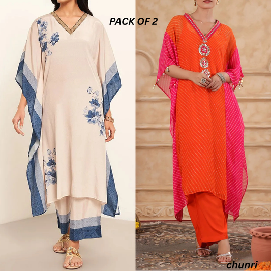 Luxury Kaftan Set  Combo for Every Occasion | KPC-03