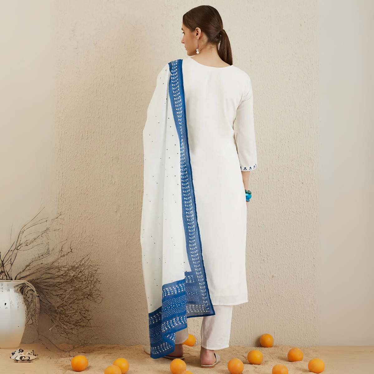 Comfort Meets Style: Women’s 3 Pack Cotton Kurta Set with Dupatta for Everyday Elegance| CK-01