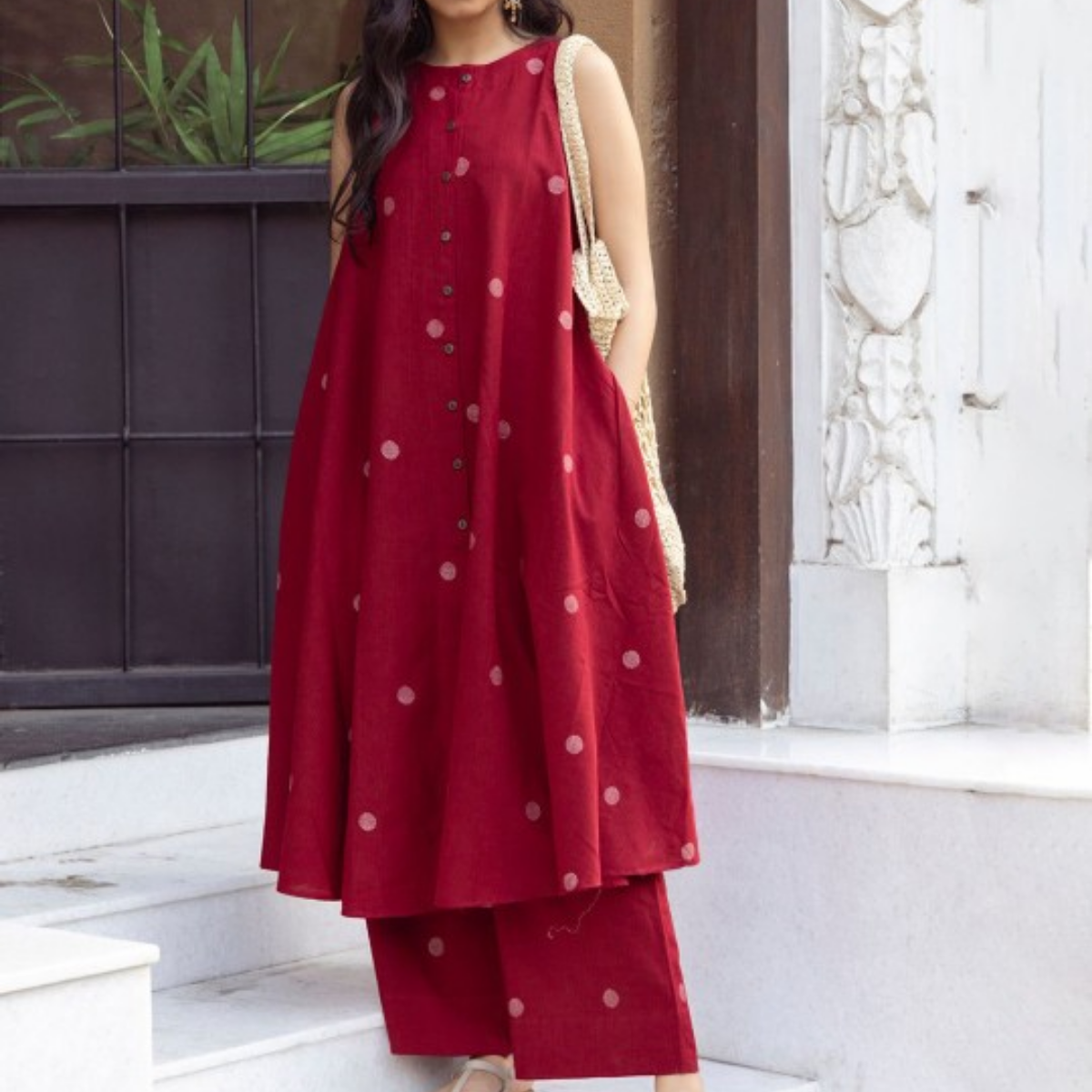 3-Piece Women’s Palazzo Kurti Set | Fusion of Comfort and Style for Any Occasion | KS-14