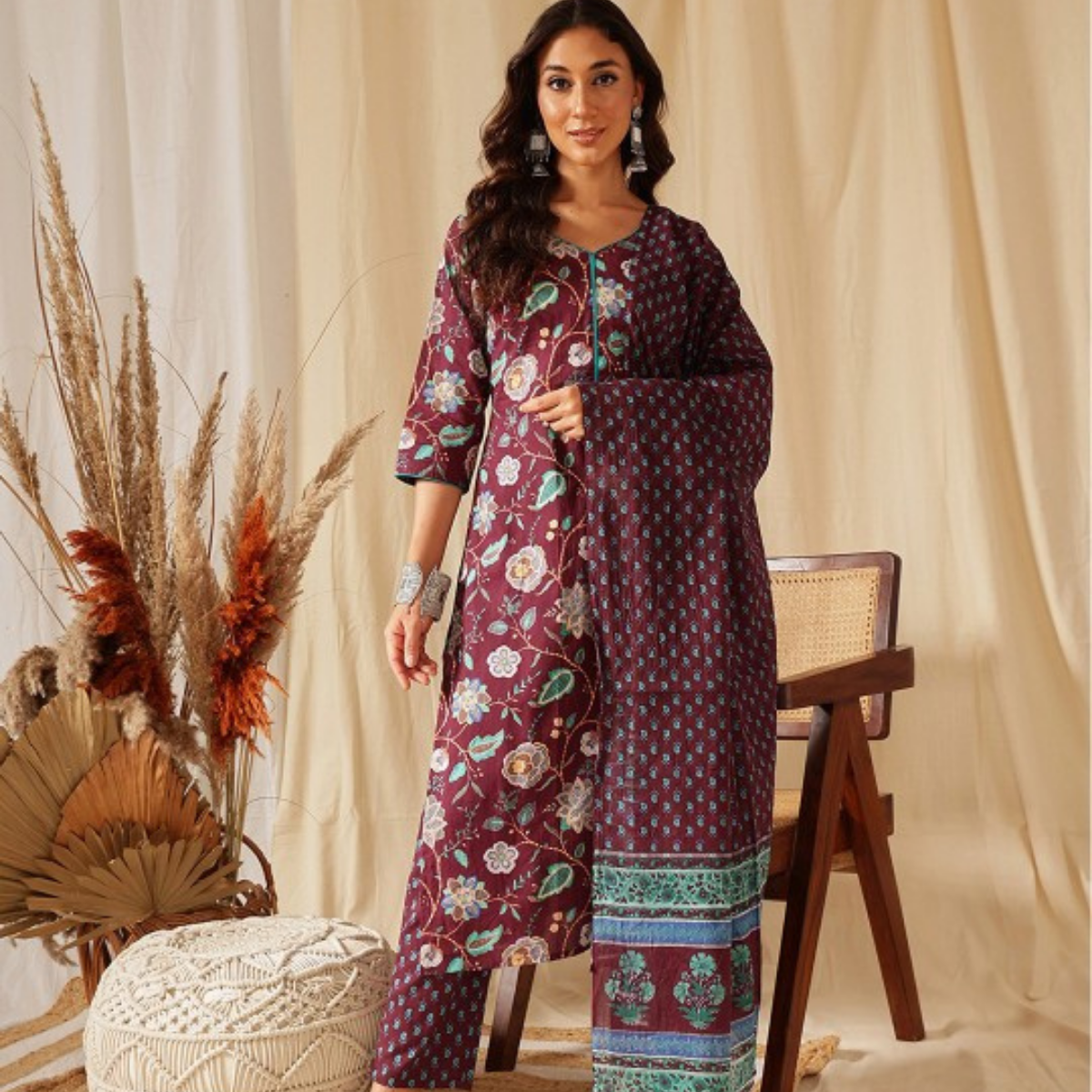 Exclusive 3-Piece Cotton Kurta Sets with Dupatta – Shop the Combo Sale Now | FP-08