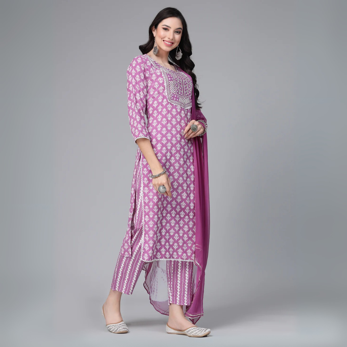 3 Piece Cotton Kurti Combo | Ideal for Office, Casual & Festive Looks | KC-04
