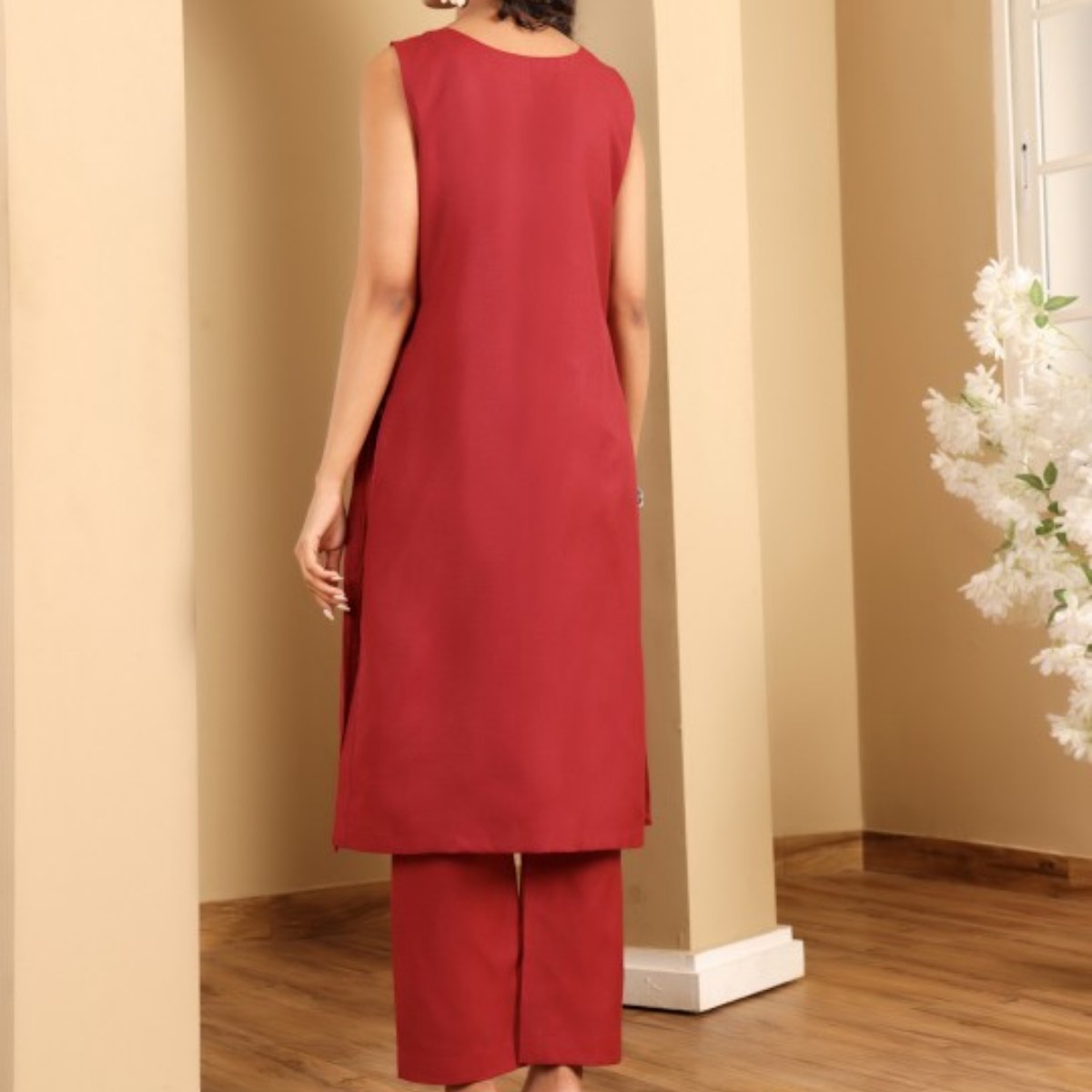 3-Piece Women’s Palazzo Kurti Set | Fusion of Comfort and Style for Any Occasion | KS-13