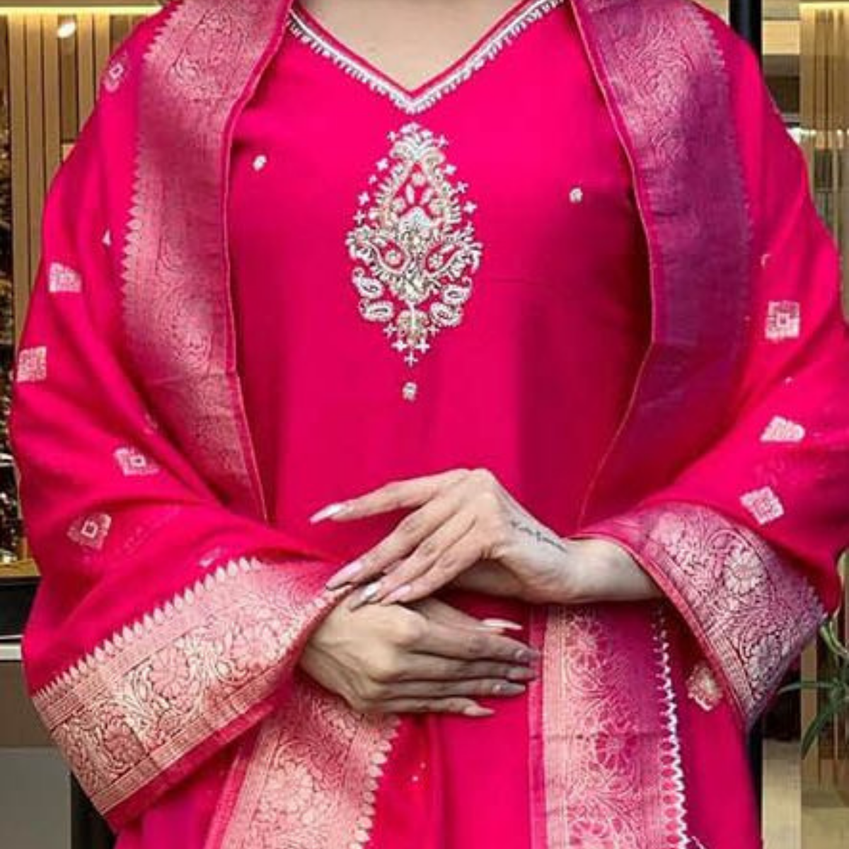 PACK OF 3 | Stylish Women’s Suit Set with Matching Dupatta | Perfect for Festivals & Parties | SD-04
