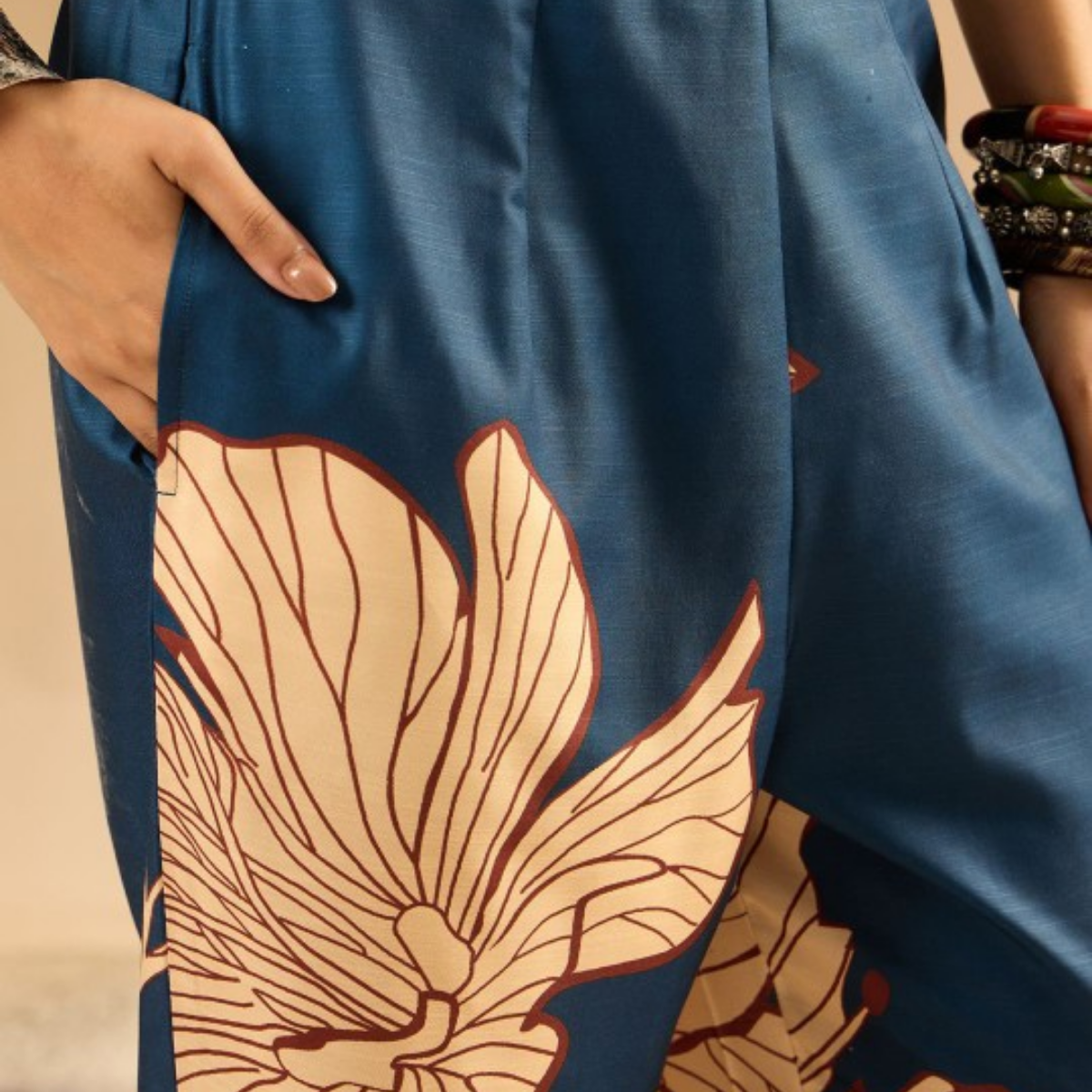 3-Piece Women’s Palazzo Kurti Set | Fusion of Comfort and Style for Any Occasion | KS-10