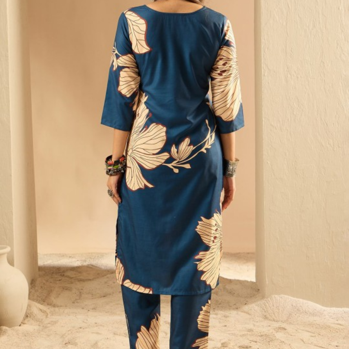 3-Piece Women’s Palazzo Kurti Set | Fusion of Comfort and Style for Any Occasion | KS-10