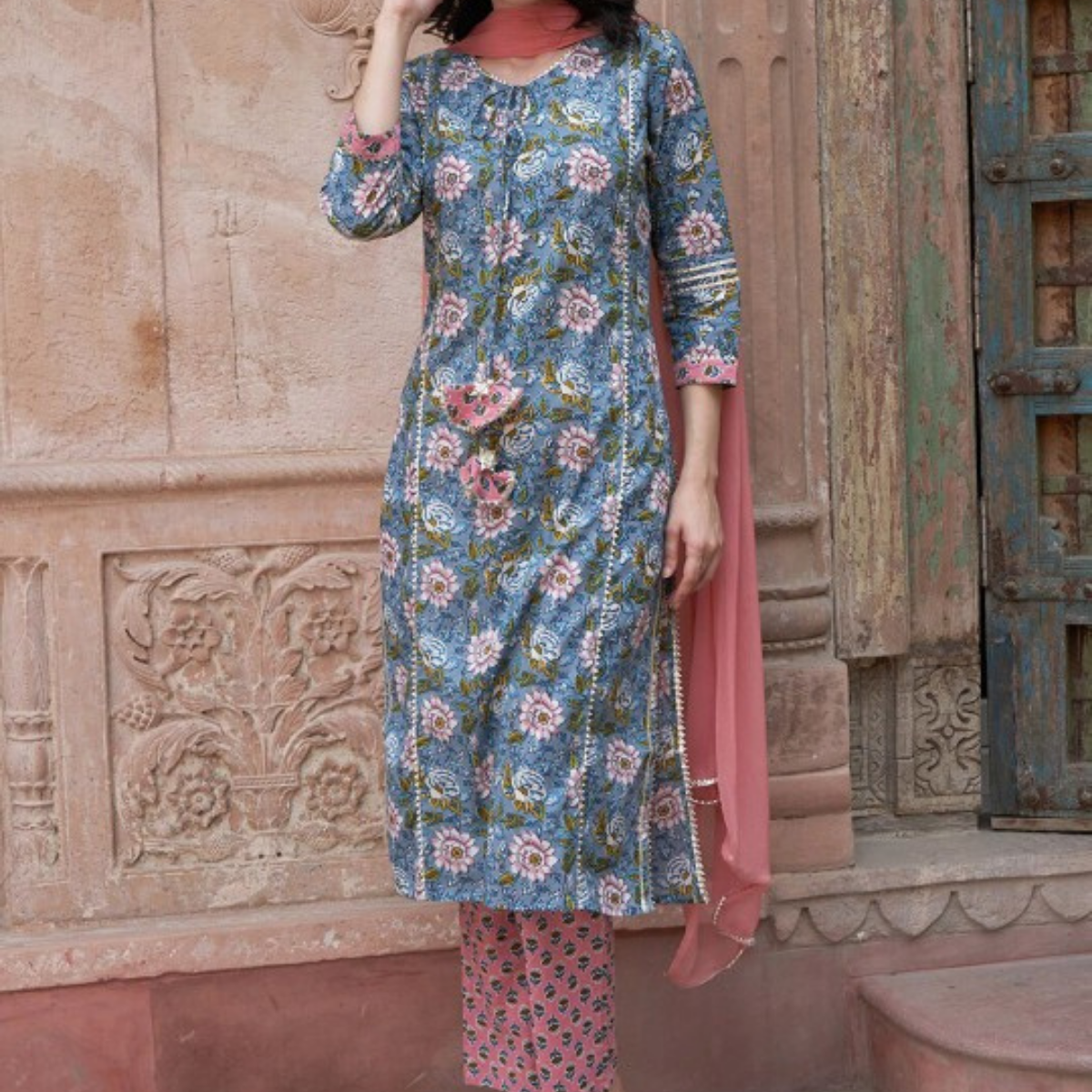 Exclusive 3-Piece Cotton Kurta Sets with Dupatta – Shop the Combo Sale Now | FP-01